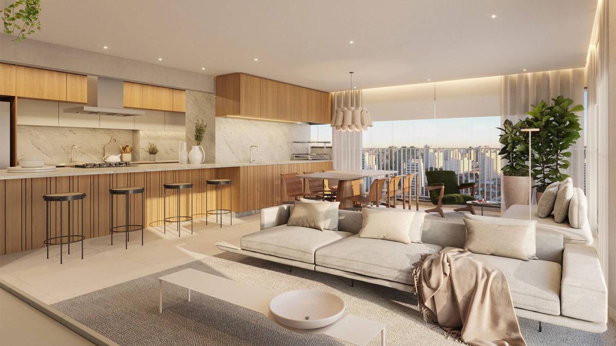 Apartamento com 3 quartos, 131m², à venda em São Paulo, Campo Belo