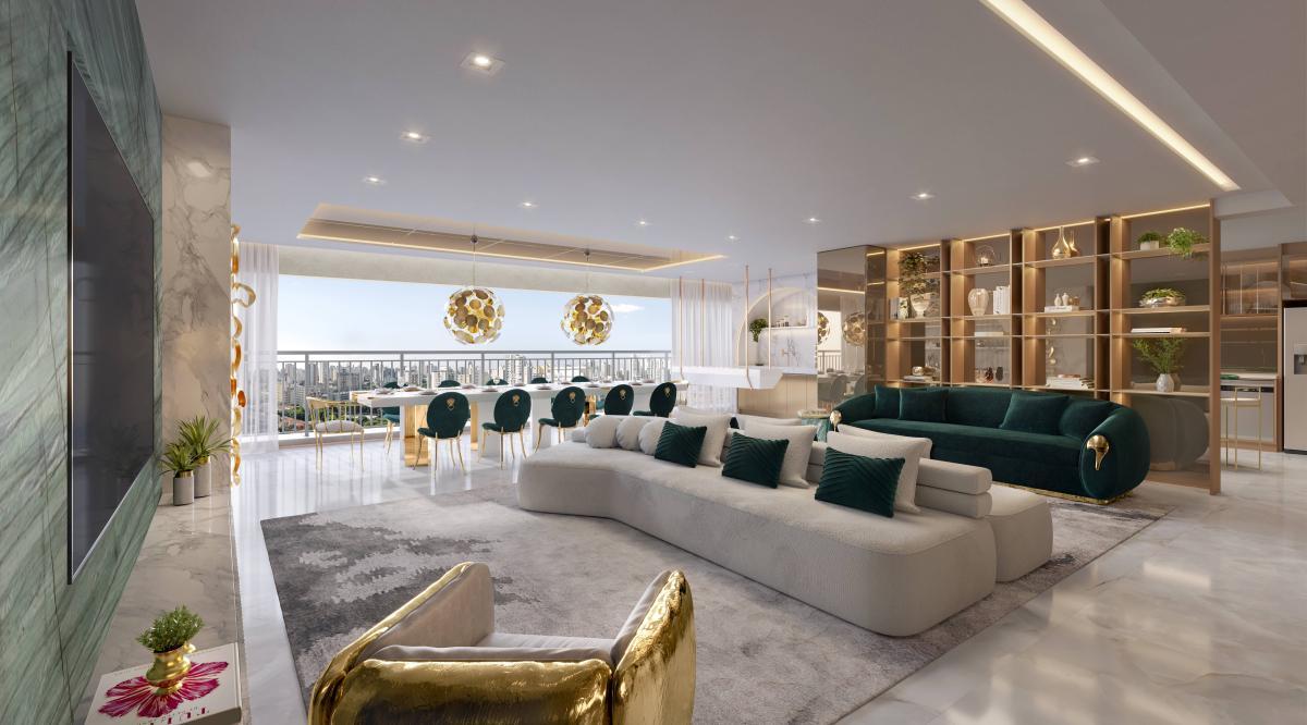 Apartamento à venda com 4 quartos, 199,00m² - Brooklin,São Paulo