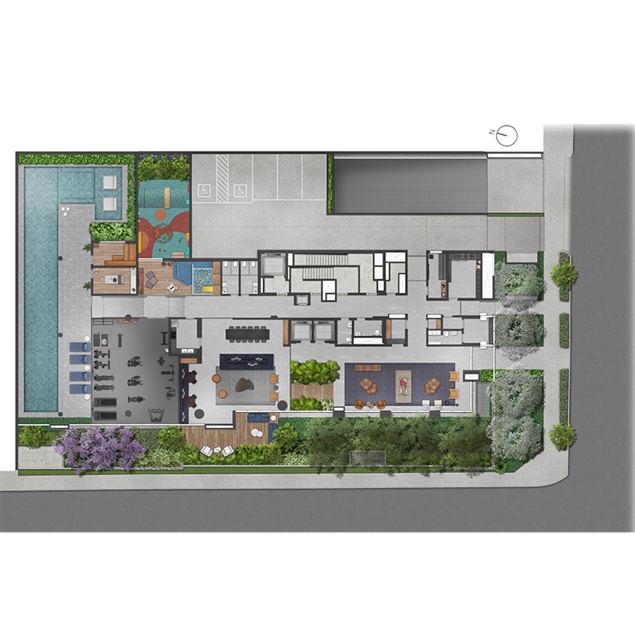 Planta - Apartamento de luxo com 4 quartos, 355,00m², à venda em São Paulo, Itaim Bibi - Carlos Botelho Negócios Imobiliários