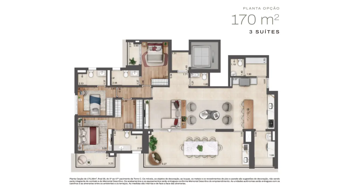 Planta -  - CARLOS BOTELHO NEGÓCIOS IMOBILIÁRIOS