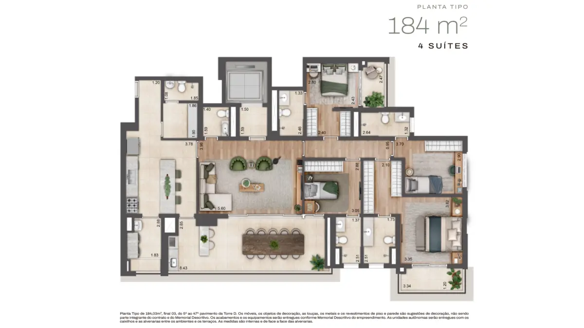 Planta -  - CARLOS BOTELHO NEGÓCIOS IMOBILIÁRIOS