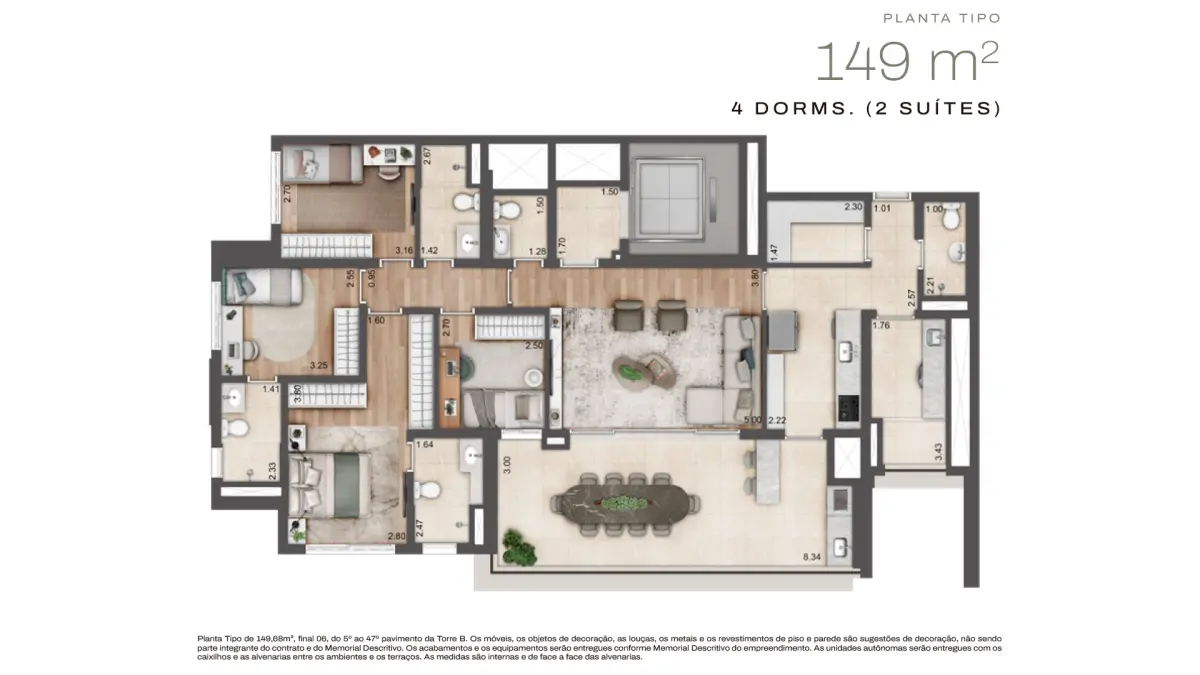 Planta -  - CARLOS BOTELHO NEGÓCIOS IMOBILIÁRIOS