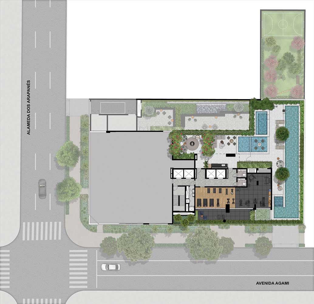 Planta - Apartamento de luxo com 4 suítes à venda em São Paulo, Moema, com 290m² - Carlos Botelho Negócios Imobiliários