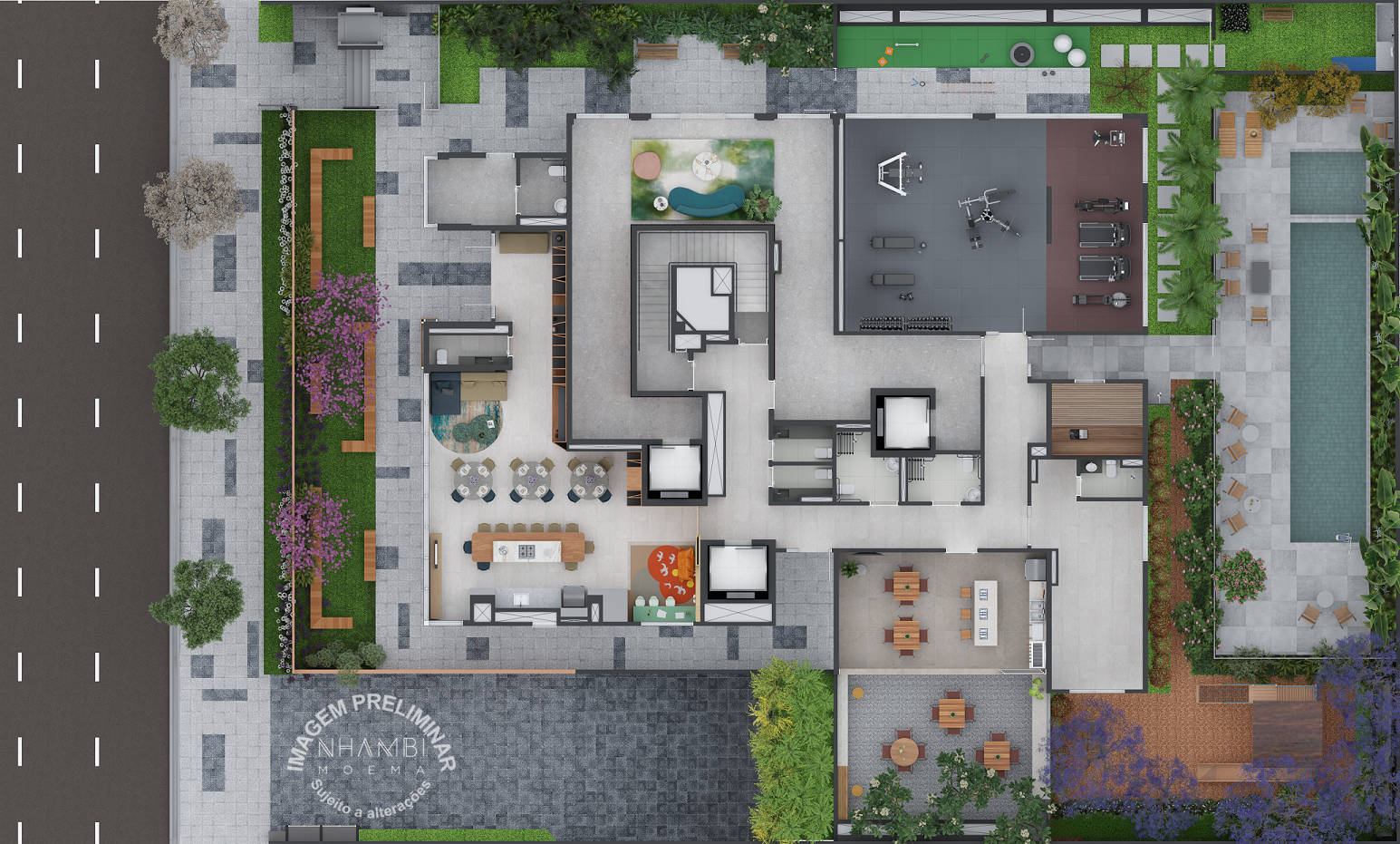 Planta - Apartamento com 3 quartos, 111m², à venda em São Paulo, Indianópolis - Carlos Botelho Negócios Imobiliários