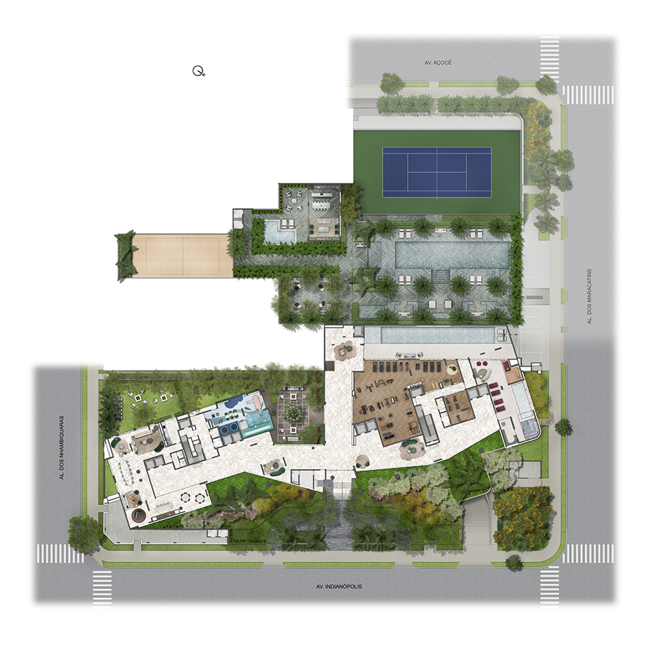 Planta - Apartamento de Luxo em Moema | Saffire Moema - Carlos Botelho Negócios Imobiliários