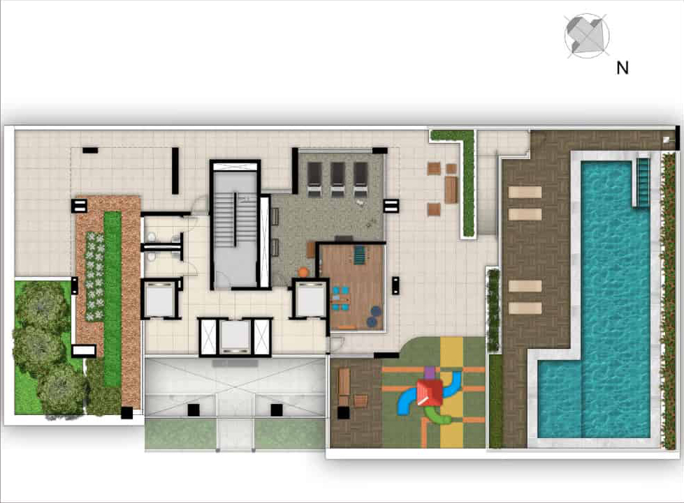 Planta - Apartamento à Venda no Jardim Paulista, Vista Caconde: 3 Quartos, 2 a 3 vagas, 127 a 138m², Perto do Ibirapuera. - Carlos Botelho Negócios Imobiliários